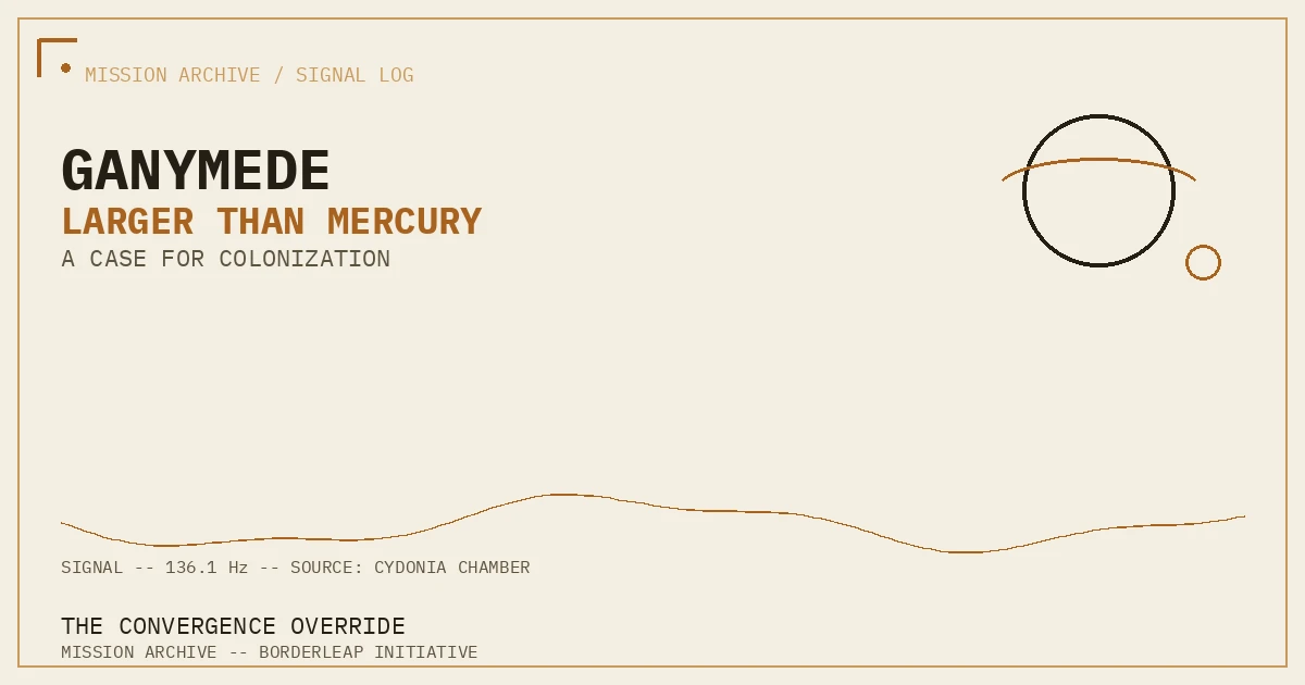 Ganymede: Jupiter's Moon Larger Than Mercury